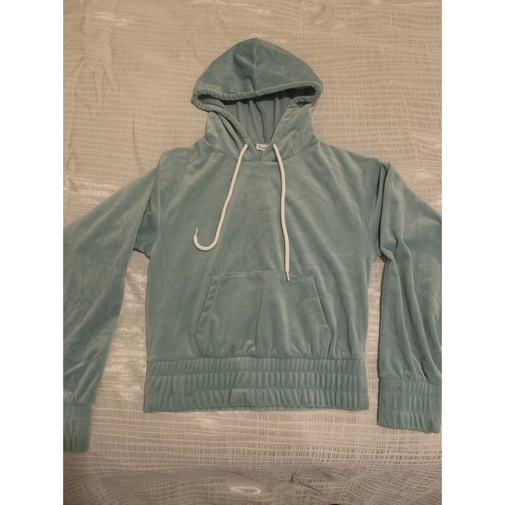 Velour Hoodie Women Size Small